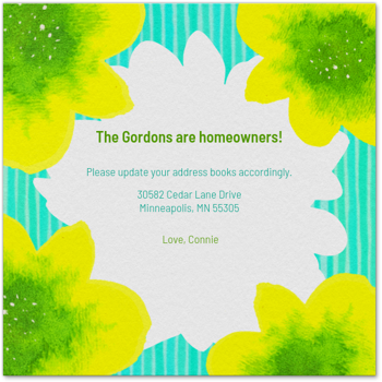 Burst of Spring Card