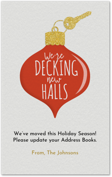 Decking New Halls Card