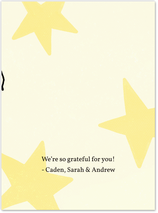 You've Got the Write Stuff Card
