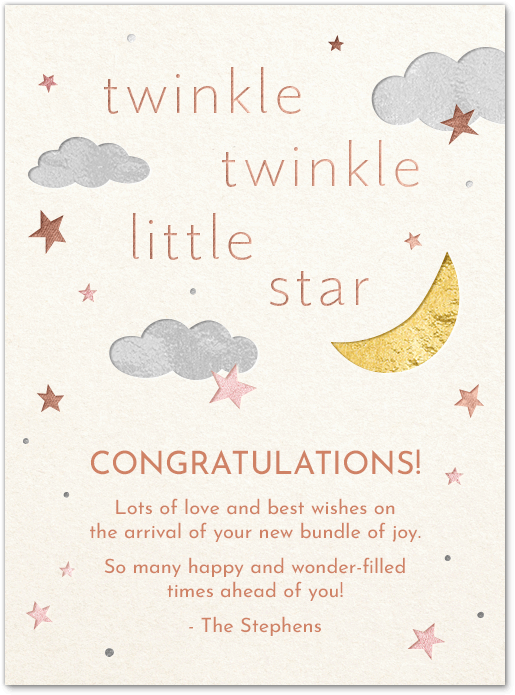 Twinkle Twinkle Card