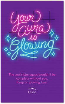 Your Aura is Glowing Card