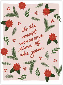 Most Wonderful Time Card by Slightly Stationery Card