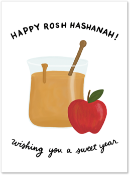 Rosh Hashanah Card by Slightly Stationery Card