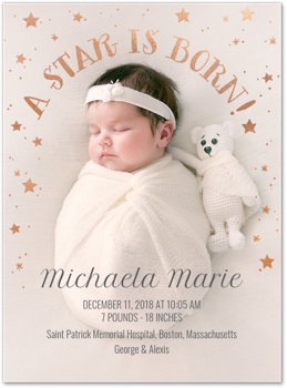 A Star is Born Card