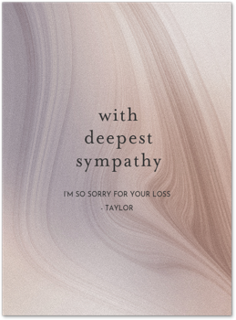 Agate Swirl (Sympathy) Card