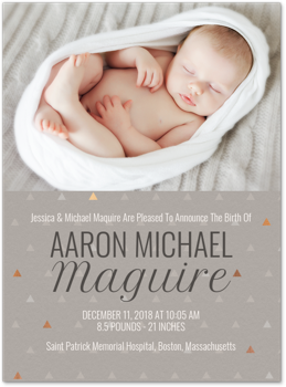 Baby Triangles Card