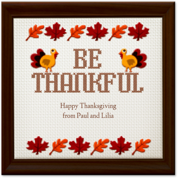 Be Thankful Card