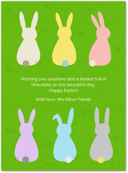 Bunny Lineup Card