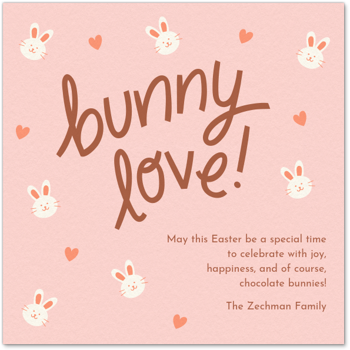 Bunny Love Card