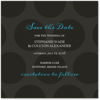 Confetti Love Save The Date Card
