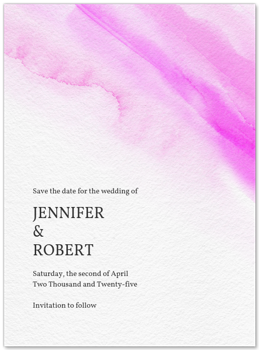Delicate Ombré (Save the Date) Card