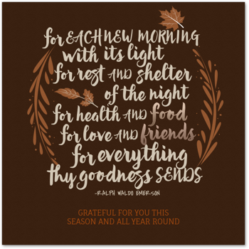 Emerson Friendsgiving Card