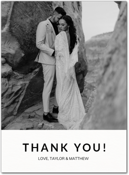 Getting Married UYO (Thank You) Card