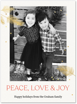Peace, Love & Joy Card