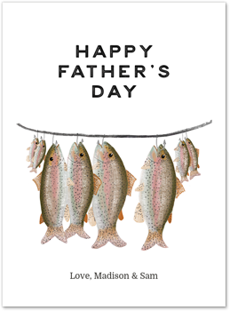 Gone Fishing Father’s Day Card by Slightly Stationery Card