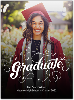 Graduation Announcement UYO Card