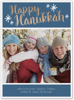 Hanukkah Stars Photo Card