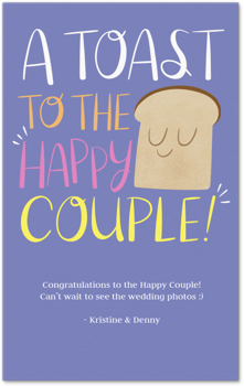 Happy Couple Toast Card