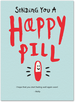 Happy Pill Card
