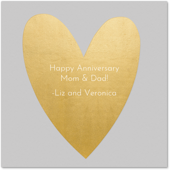 Heart of Gold Card