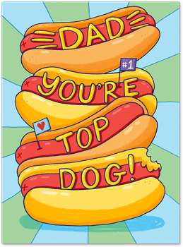 Hot Dog Dad by Steph Stilwell Card
