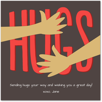 Hugs Love Card