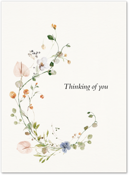 Ikebana Arrangement (Sympathy) Card