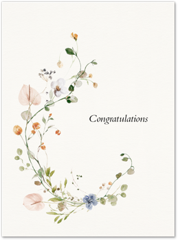 Ikebana Arrangement (Wedding) Card
