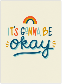It’s Gonna Be Okay Card by CatCoq Card