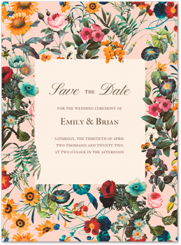 Love in Bloom (Save the Date) by Burcu Korkmazyurek Card