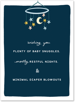 Mostly Restful Card by Slightly Stationery Card