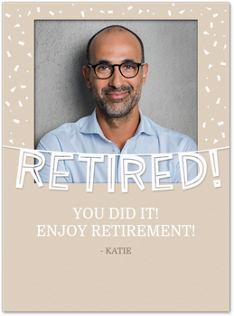 Retired Banner Card
