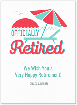 Officially Retired Card