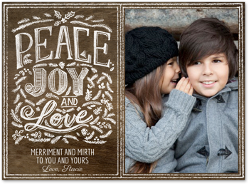Peace Joy Love Card