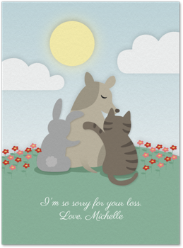 Pet Condolence Card