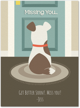 Pet Dog Door Card