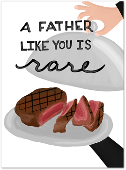 Rare Dad Father’s Day Card by Slightly Stationery Card