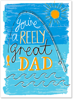 Reely Great Dad Father's Day Card