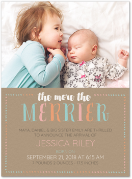 The More the Merrier Card