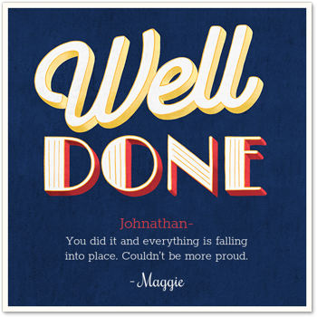 Well Done Card