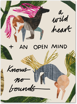 Wild Heart by Hannah Beisang Card