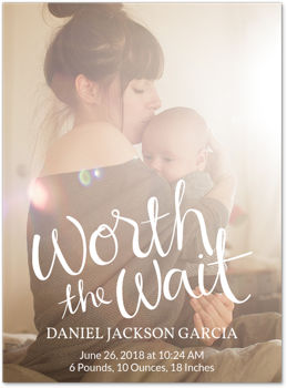 Worth the Wait Card