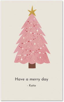 Xmas Tree Card