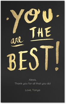 You Are The Best Card