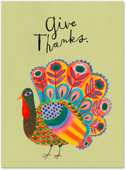 Give Thanks Card by Shannon Snow Card