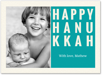 Happy Hanukkah Photo Card