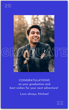 Graduate Outline Card