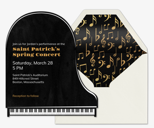 Grand Piano Invitation