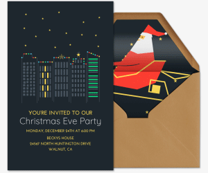 Modern Cityscape Invitation