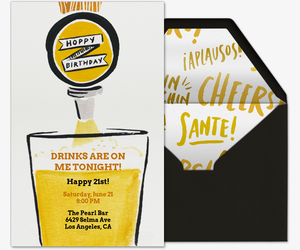 Hoppy Birthday Invitation